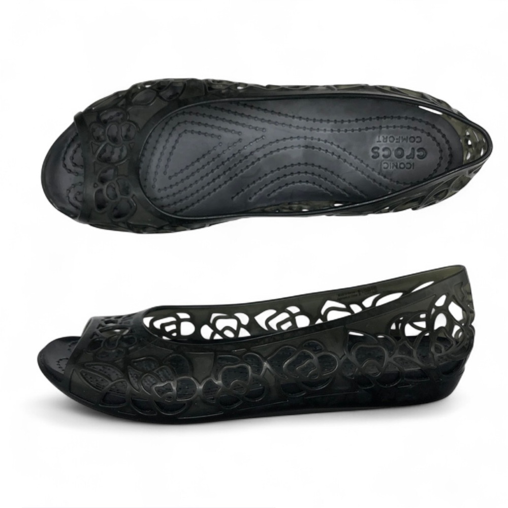 Crocs Women's Isabella Jelly II Flats - Picture 2 of 7